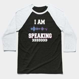 Mr. Vice President I'm SPEAKING, VP Debate, Funny Quote Baseball T-Shirt